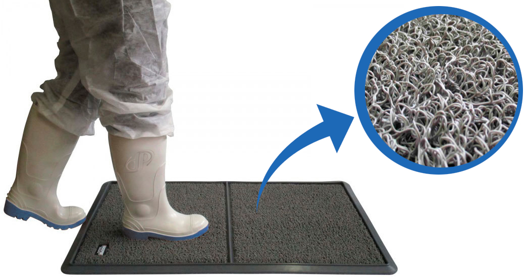 Dry Wet Amphibious Disinfection Carpet Non-slip Disinfecting Mat